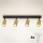 Brilagi - Foco LED RGBW regulável SELE GOLDEN 4xGU10/4,8W/230V 3000K preto/dourado + controlo remoto