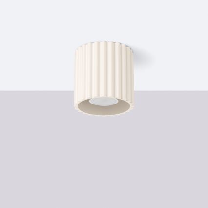 Brilagi - Foco LED SFERA 1xGU10/10W/230V diâmetro 10 cm creme