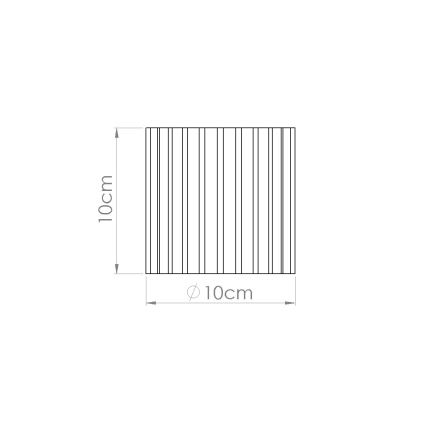 Brilagi - Foco LED SFERA 1xGU10/10W/230V diâmetro 10 cm creme