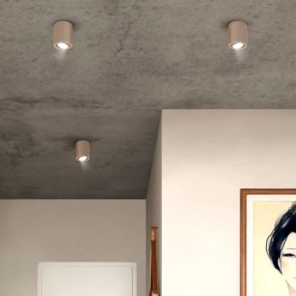 Brilagi - Foco MIA 1xGU10/30W/230V 100x80 mm bege