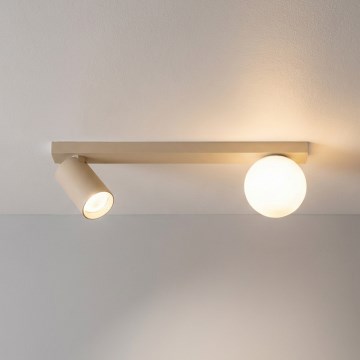 Brilagi - Foco orientável SELE BALL 1xGU10/30W/230V + 1xG9/10W bege