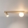 Brilagi - Foco orientável SELE BALL 1xGU10/30W/230V + 1xG9/10W bege