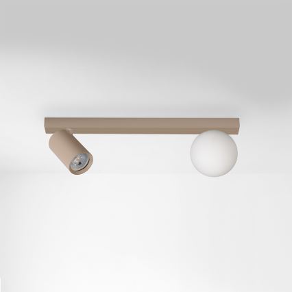 Brilagi - Foco orientável SELE BALL 1xGU10/30W/230V + 1xG9/10W bege