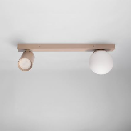 Brilagi - Foco orientável SELE BALL 1xGU10/30W/230V + 1xG9/10W bege