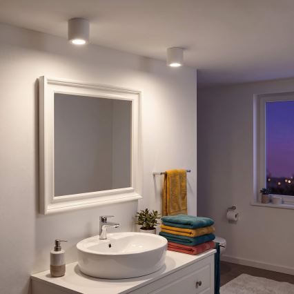 BRILAGI - Foco para casa de banho MIA 1xGU10/30W/230V 84x80 mm branco IP54