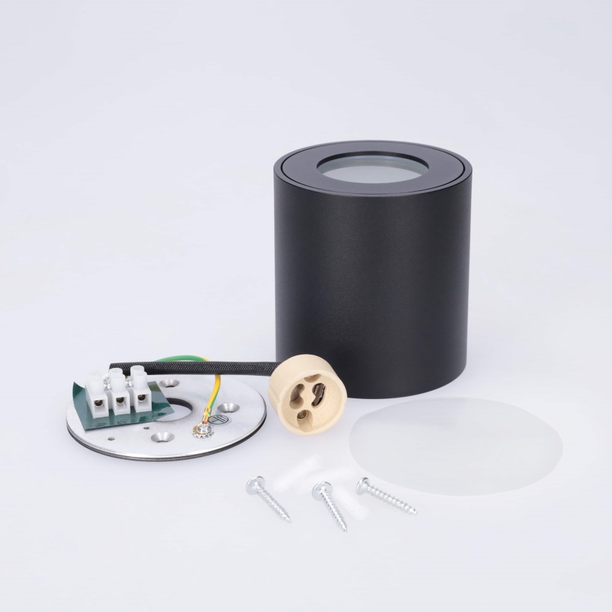 BRILAGI - Foco para casa de banho MIA 1xGU10/30W/230V 84x80 mm preto IP54