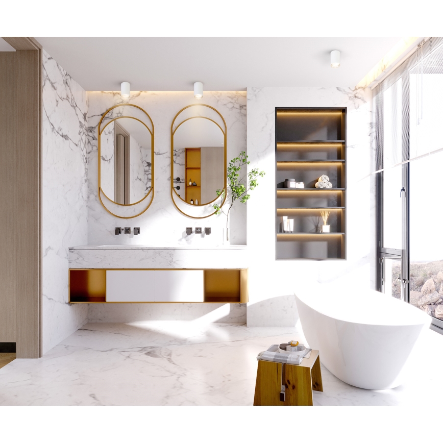 Brilagi - Foco para casa de banho SELE 1xGU10/30W/230V IP44 branco