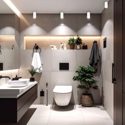 Brilagi - Foco para casa de banho SELE 1xGU10/30W/230V IP44 branco