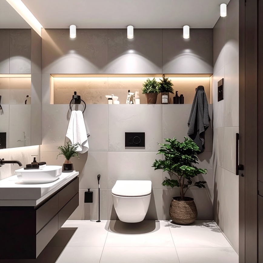 Brilagi - Foco para casa de banho SELE 1xGU10/30W/230V IP44 branco