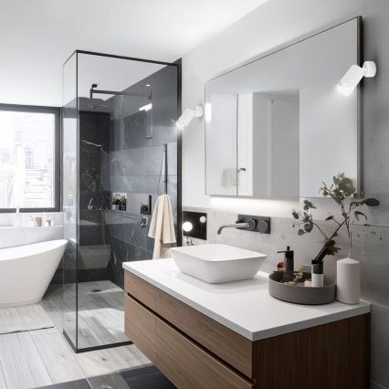 Brilagi - Foco para casa de banho SELE 1xGU10/30W/230V IP44 branco