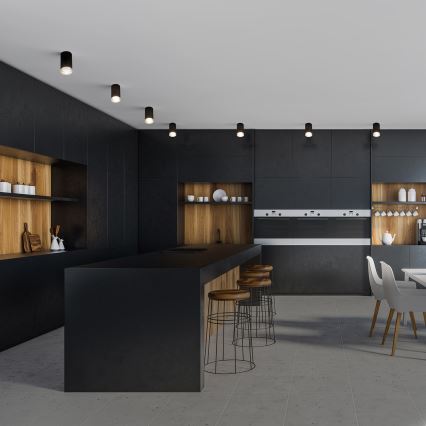 Brilagi - Foco para casa de banho SELE 1xGU10/30W/230V IP44 preto