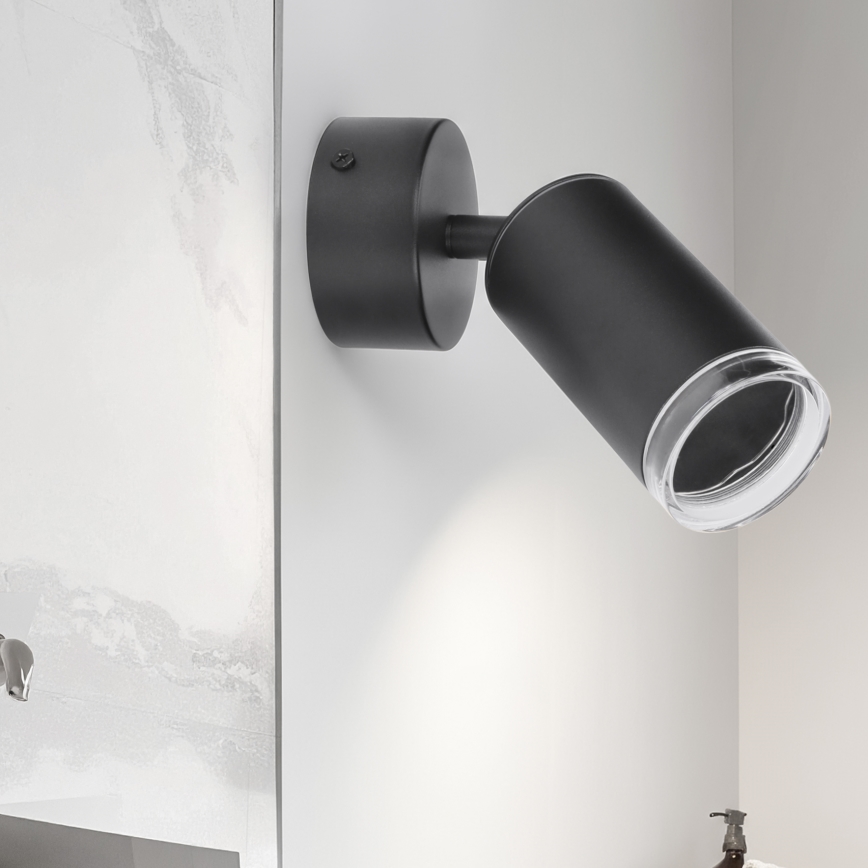 Brilagi - Foco para casa de banho SELE 1xGU10/30W/230V IP44 preto