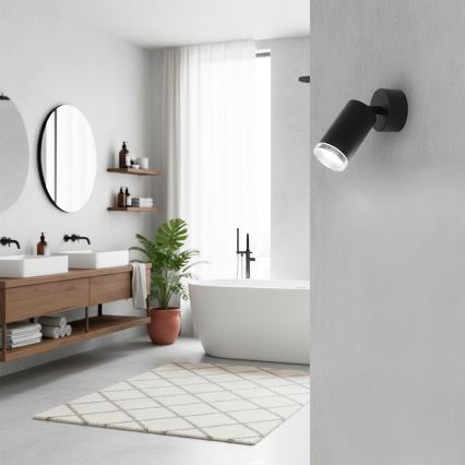 Brilagi - Foco para casa de banho SELE 1xGU10/30W/230V IP44 preto