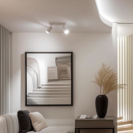 Brilagi - Foco para casa de banho SELE 2xGU10/30W/230V IP44 branco