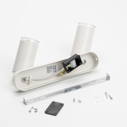 Brilagi - Foco para casa de banho SELE 2xGU10/30W/230V IP44 branco