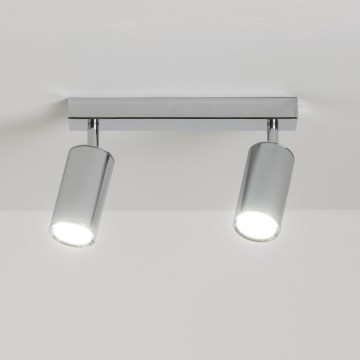 Brilagi - Foco para casa de banho SELE 2xGU10/30W/230V IP44 cromado brilhante