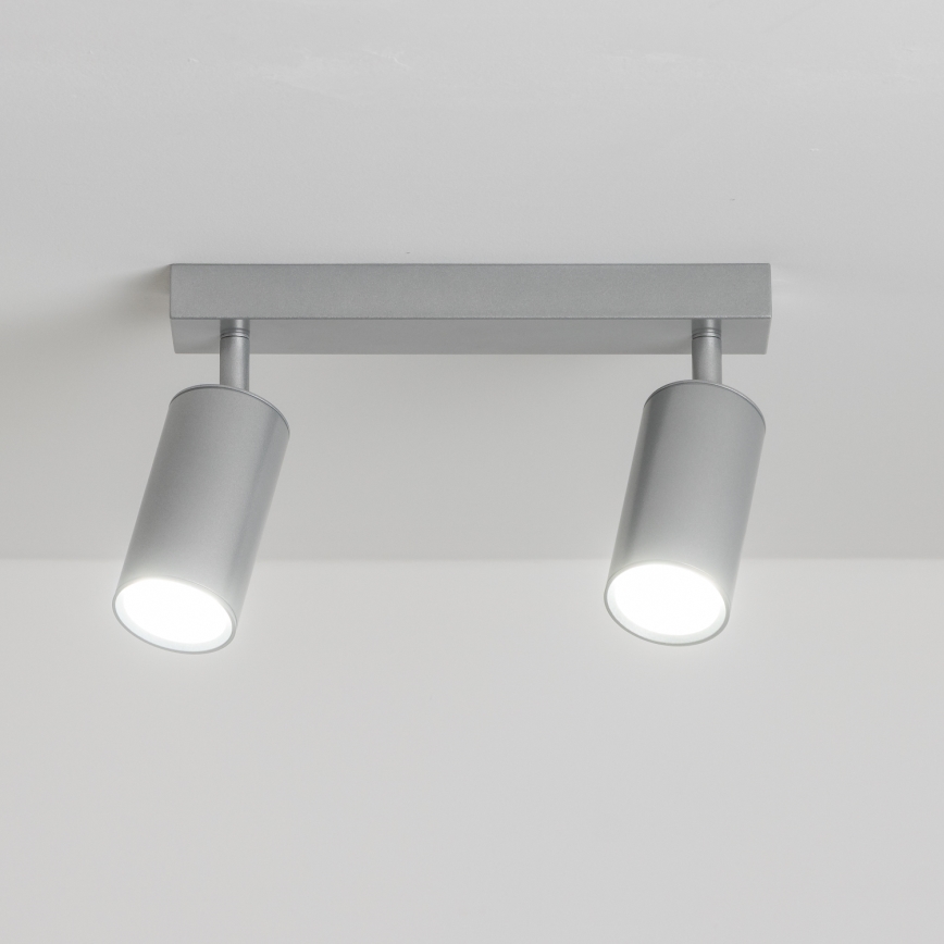 Brilagi - Foco para casa de banho SELE 2xGU10/30W/230V IP44 prateado