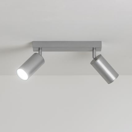 Brilagi - Foco para casa de banho SELE 2xGU10/30W/230V IP44 prateado