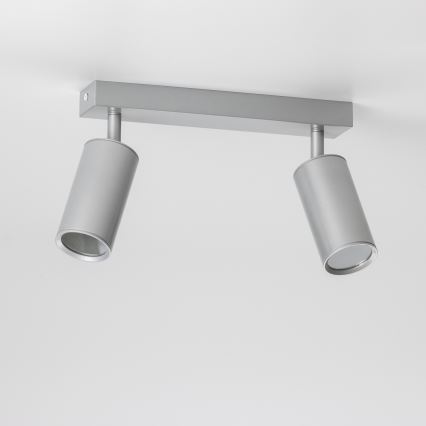 Brilagi - Foco para casa de banho SELE 2xGU10/30W/230V IP44 prateado