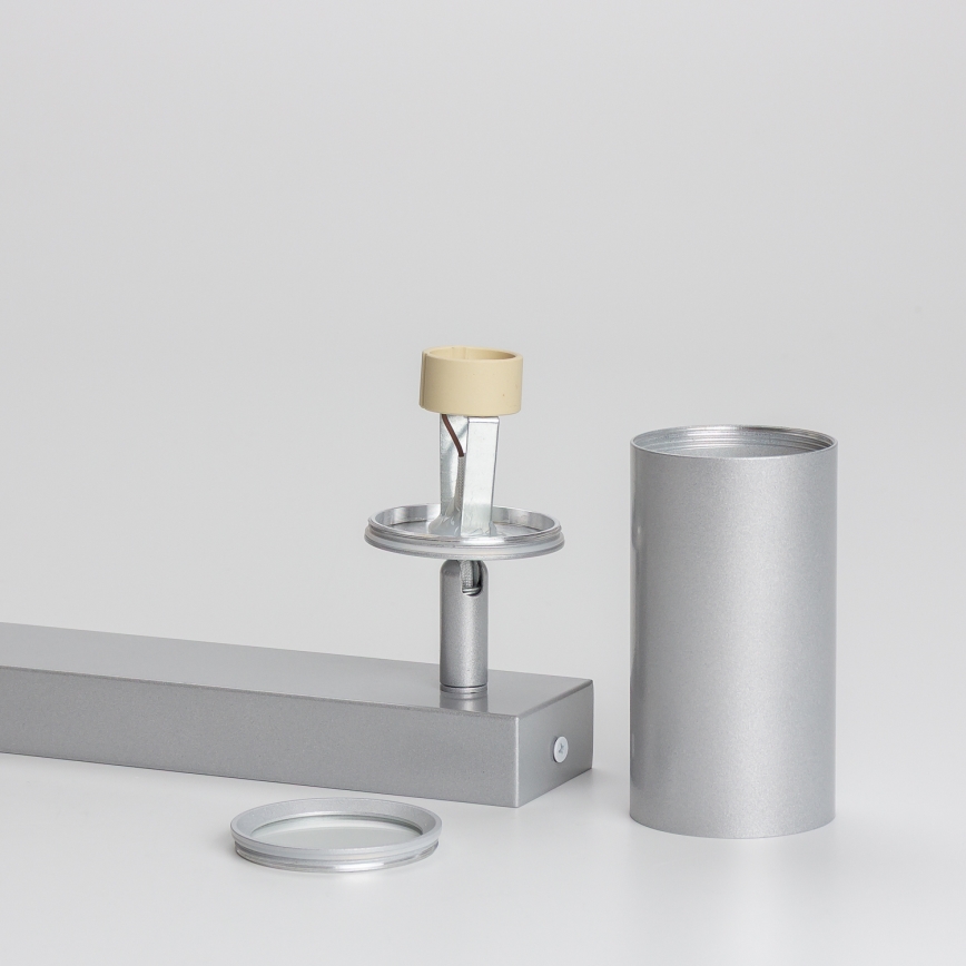 Brilagi - Foco para casa de banho SELE 2xGU10/30W/230V IP44 prateado