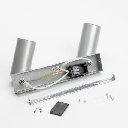 Brilagi - Foco para casa de banho SELE 2xGU10/30W/230V IP44 prateado