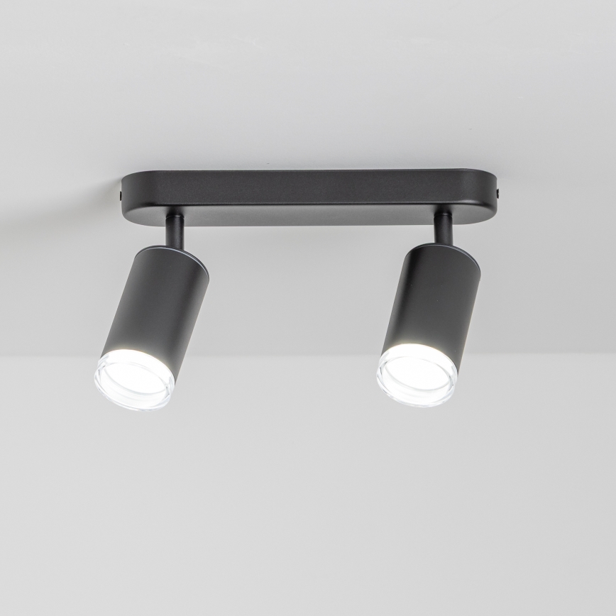 Brilagi - Foco para casa de banho SELE 2xGU10/30W/230V IP44 preto