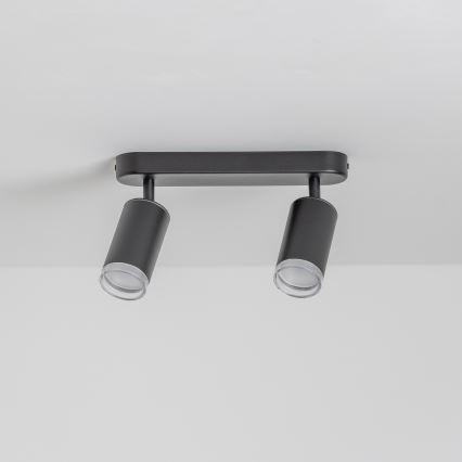 Brilagi - Foco para casa de banho SELE 2xGU10/30W/230V IP44 preto