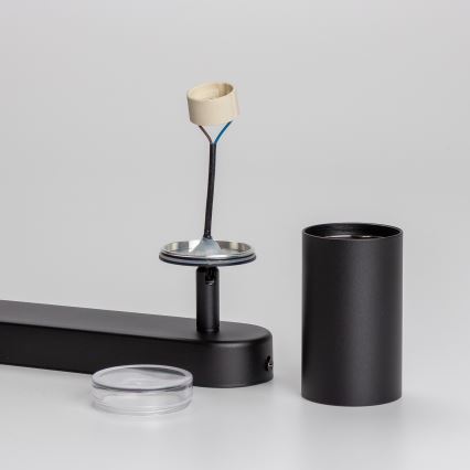 Brilagi - Foco para casa de banho SELE 2xGU10/30W/230V IP44 preto