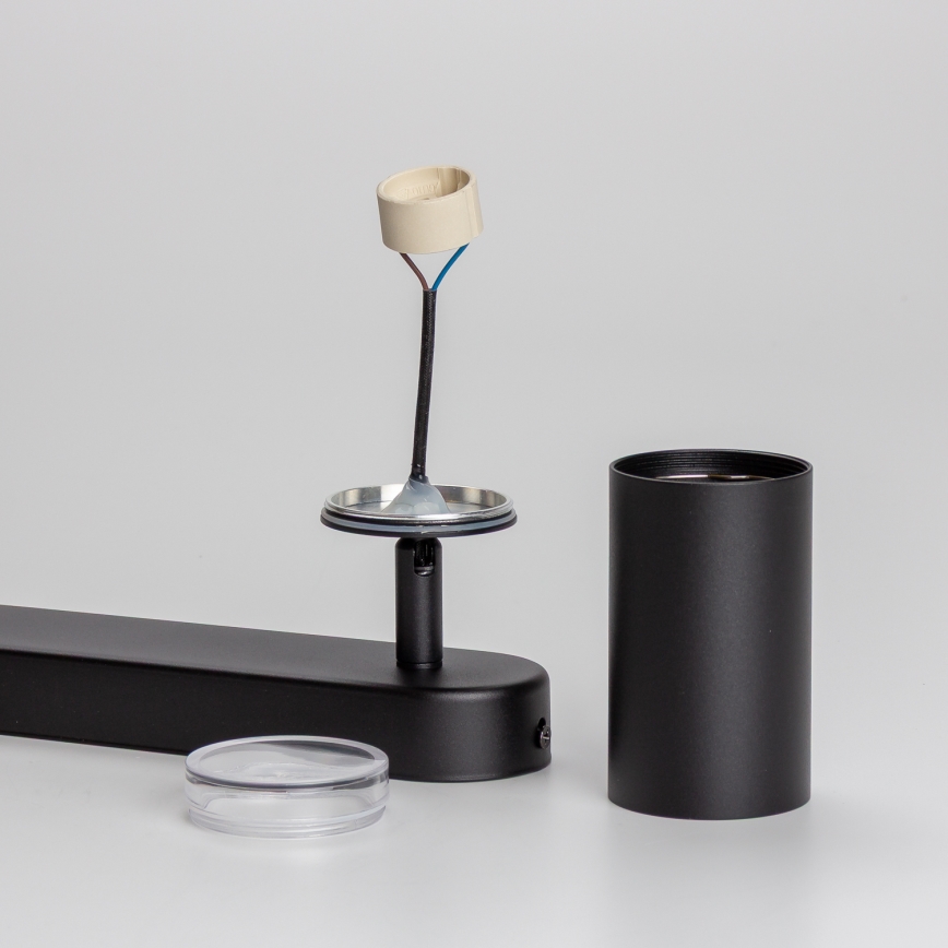 Brilagi - Foco para casa de banho SELE 2xGU10/30W/230V IP44 preto