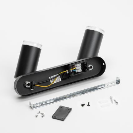 Brilagi - Foco para casa de banho SELE 2xGU10/30W/230V IP44 preto