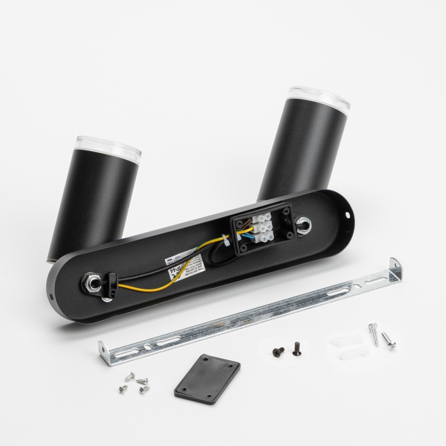 Brilagi - Foco para casa de banho SELE 2xGU10/30W/230V IP44 preto