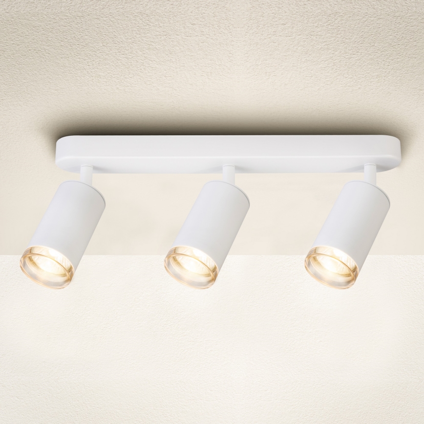 Brilagi - Foco para casa de banho SELE 3xGU10/30W/230V IP44 branco