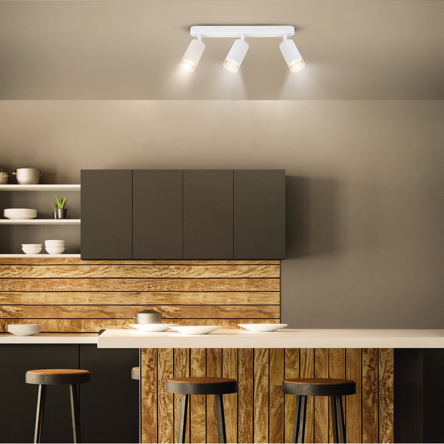 Brilagi - Foco para casa de banho SELE 3xGU10/30W/230V IP44 branco