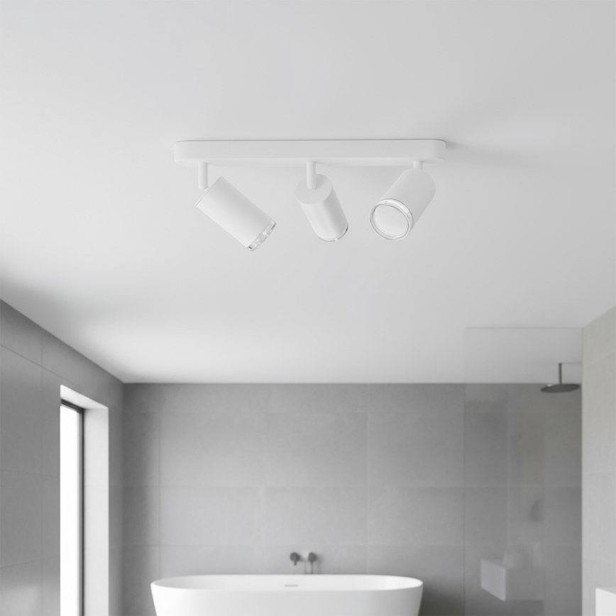 Brilagi - Foco para casa de banho SELE 3xGU10/30W/230V IP44 branco