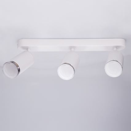 Brilagi - Foco para casa de banho SELE 3xGU10/30W/230V IP44 branco