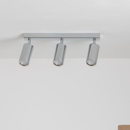 Brilagi - Foco para casa de banho SELE 3xGU10/30W/230V IP44 cromado brilhante