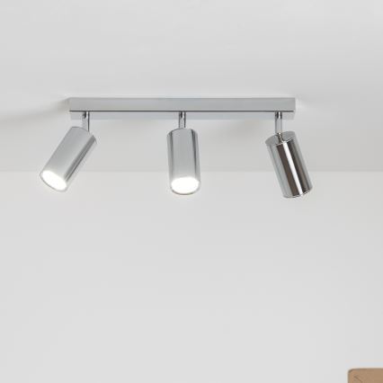 Brilagi - Foco para casa de banho SELE 3xGU10/30W/230V IP44 cromado brilhante