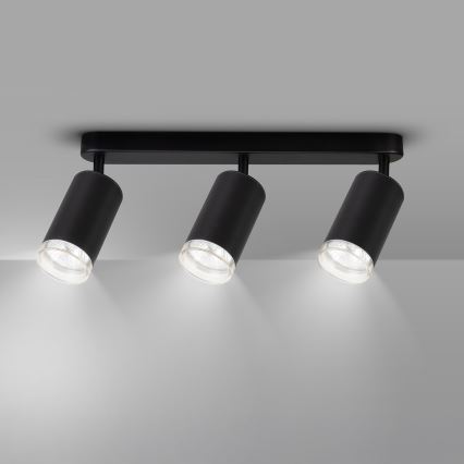 Brilagi - Foco para casa de banho SELE 3xGU10/30W/230V IP44 preto