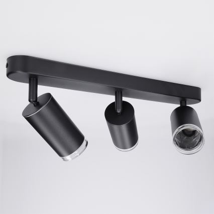 Brilagi - Foco para casa de banho SELE 3xGU10/30W/230V IP44 preto