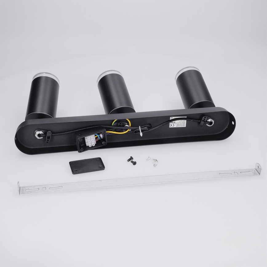 Brilagi - Foco para casa de banho SELE 3xGU10/30W/230V IP44 preto