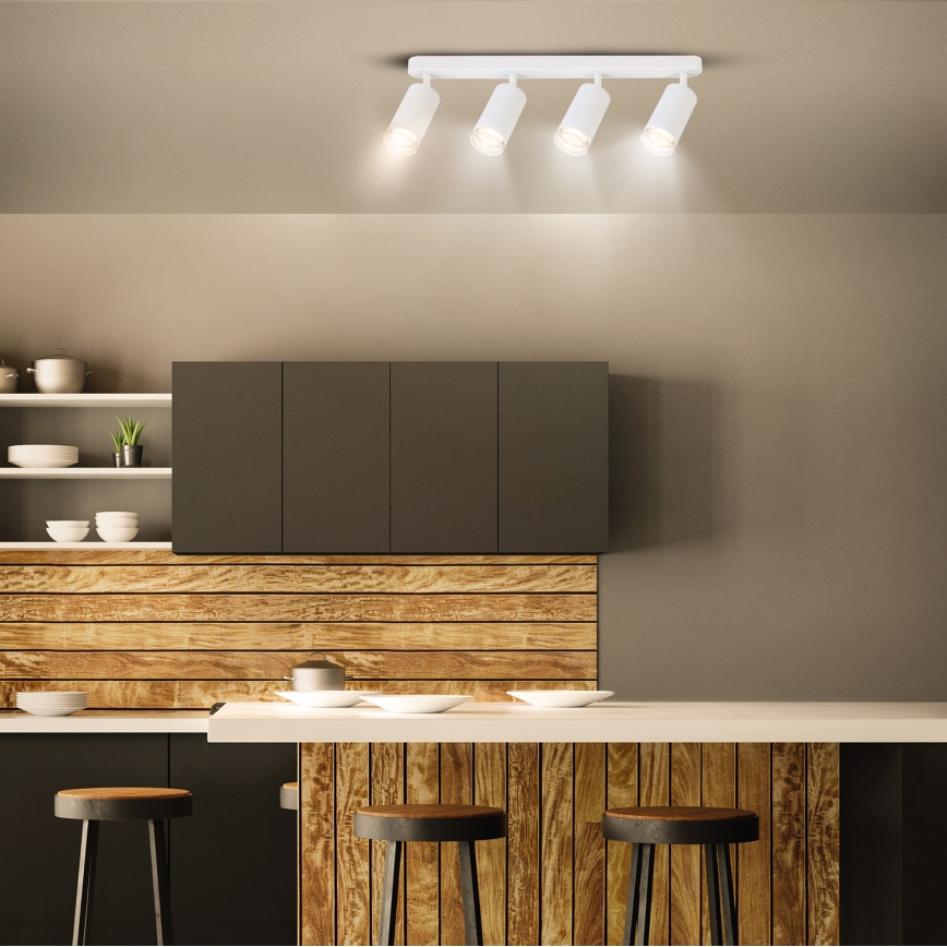 Brilagi - Foco para casa de banho SELE 4xGU10/30W/230V IP44 branco