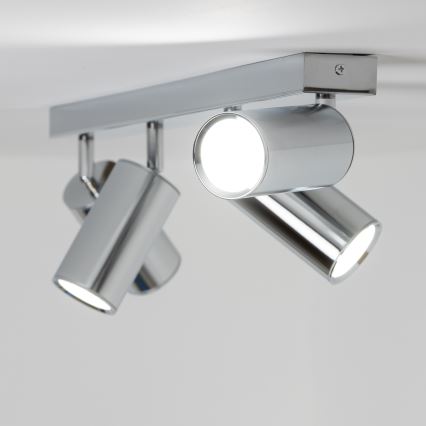 Brilagi - Foco para casa de banho SELE 4xGU10/30W/230V IP44 cromado brilhante