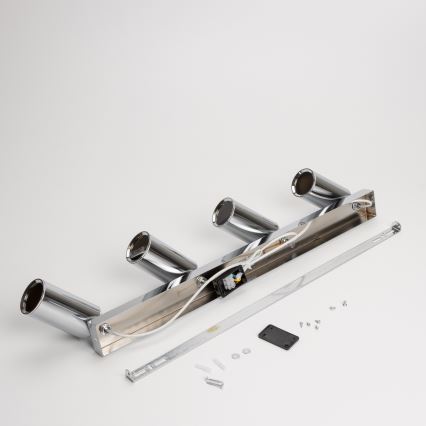 Brilagi - Foco para casa de banho SELE 4xGU10/30W/230V IP44 cromado brilhante