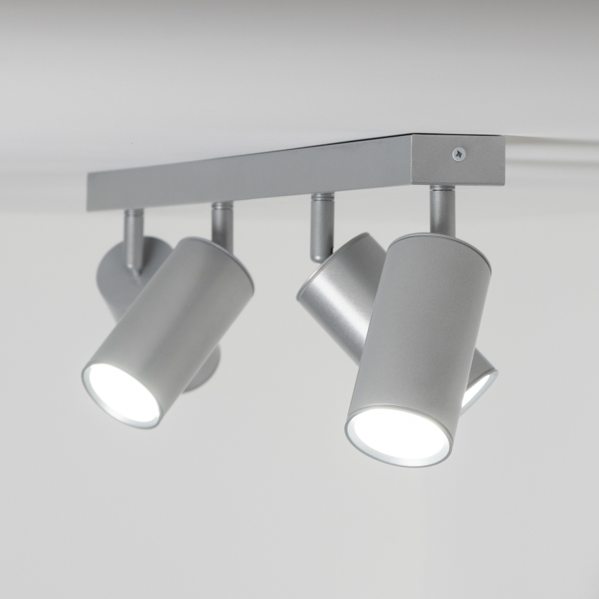 Brilagi - Foco para casa de banho SELE 4xGU10/30W/230V IP44 prateado