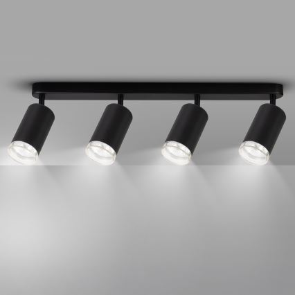 Brilagi - Foco para casa de banho SELE 4xGU10/30W/230V IP44 preto