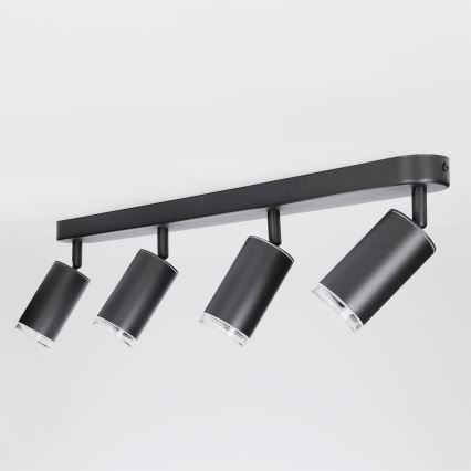 Brilagi - Foco para casa de banho SELE 4xGU10/30W/230V IP44 preto