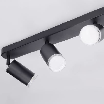 Brilagi - Foco para casa de banho SELE 4xGU10/30W/230V IP44 preto