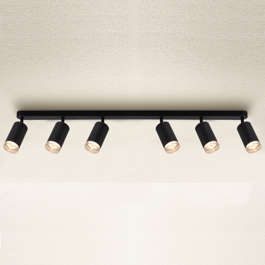 Brilagi - Foco para casa de banho SELE 6xGU10/30W/230V IP44 preto