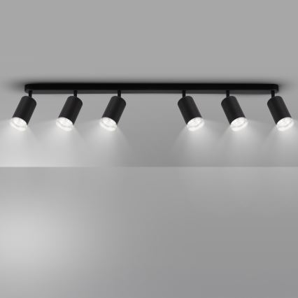 Brilagi - Foco para casa de banho SELE 6xGU10/30W/230V IP44 preto