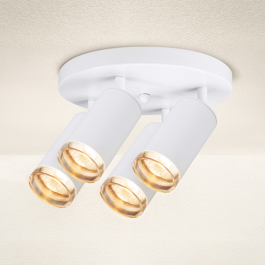 Brilagi - Foco para casa de banho SELE AQUA 4xGU10/30W/230V IP44 branco